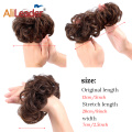 Acessórios de cabelo sintético chignon 10 cores para mulheres